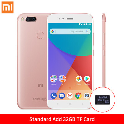

Глобальная Версия Xiaomi Mi A1 4GB 64Gb смартфон Snapdragon 625 Octa Core 5.5 " FHD дисплей с двумя камерами 12MP + 12MP Android 7