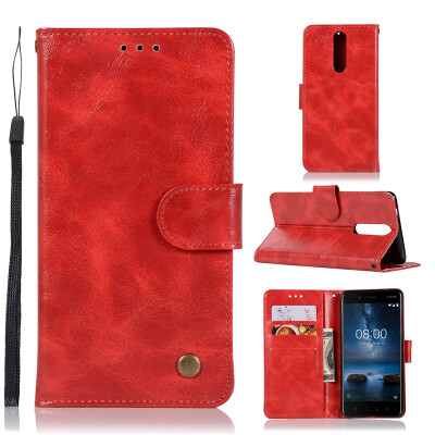 

Mzxtby High quality PU Leather Cover Case Flip PU Leather Flip Fundas Silicone Phone Case 5 Inch Case For Nokia 2 TA-1029 TA-1035