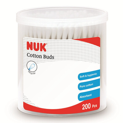 

German quality NUK baby cotton clean cotton swab 200