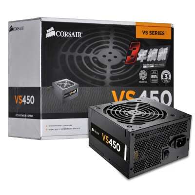 

Американская Corsair (USCorsair) Номинальная мощность 450W VS450 (сертификат 80PLUS / 12см вентилятор эффективность / конверсия 85% / Active PFC / гарантия три года)