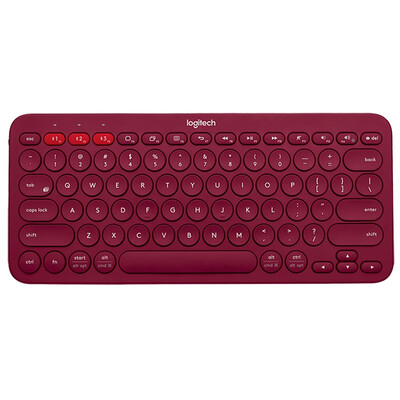 

Logitech K380 Multi Device Bluetooth Keyboard Tablet PC Клавиатура Телефонная клавиатура Red