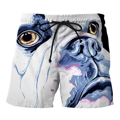 

Swimming trunks 2018 Summer New Creative Dog Printing Beach pants Tide brand Large size Street pants Male