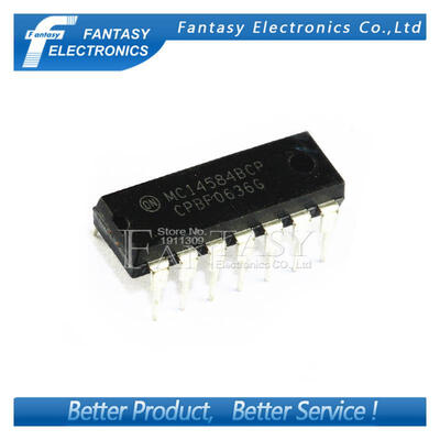 

10PCS MC14584BCP DIP14 MC14584 DIP new and original IC free shipping