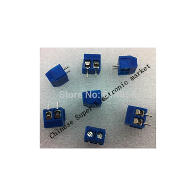 

10PCS 2 Pin Screw Terminal Block Connector 5mm Pitch B