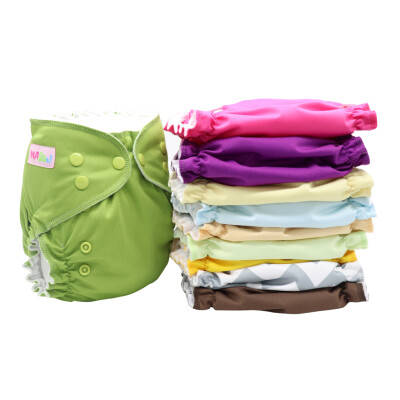 

MABOJ Pocket Cloth Diapers with Insert Size One Diapers Waterproof Washable Diapers for Babies 3-15kg