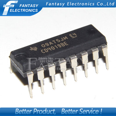 

5PCS CD4019BE DIP16 CD4019 DIP new&original IC free shipping