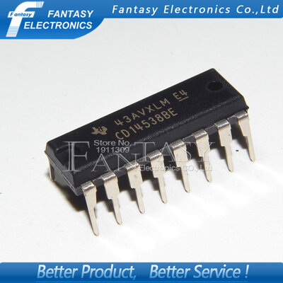 

10PCS CD14538BE DIP16 CD4538 DIP new&original IC free shipping