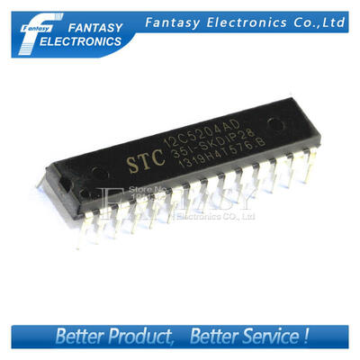 

10PCS STC12C5204AD-35I-SKDIP28 DIP28 STC12C5204AD DIP 12C5204AD new&original IC free shipping