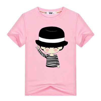 

Cool summer boys short sleeve cotton green T-shirt cute boy design printing patterns Kids Boys casual summer Tops Tees