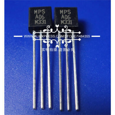 

Free Shipping 50PCS/LOT MPSA06 TO-92 NPN Transistors A06 Special sales