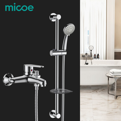 

Micoe 2018 Ванна Смеситель для ванной комнаты Душевой набор для ламината 150 мм Встраиваемый в стену горячий и холодный водяной смеситель