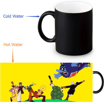 

The Beatles Yellow Submarine 350ml12oz Heat Reveal Mug Color Change Coffee Cup Sensitive Morphing Mugs Magic Mug Milk Tea Cups