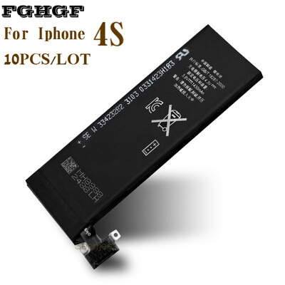 

FGHGF Wholesale 10pcsLot Phone Battery For Iphone 4S Factory 38V 1430mah AAA Qlty 100 0 cycle Replacement Repair Can OEM