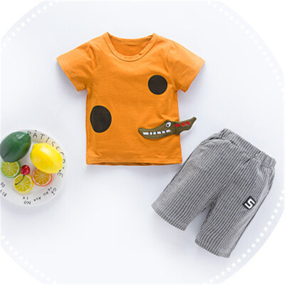 

Boy Clothing Sets Summer Boys Clothes Children Clothing T-shirtShorts Kids Clothes Toddler Boy Outfits Sport Suits