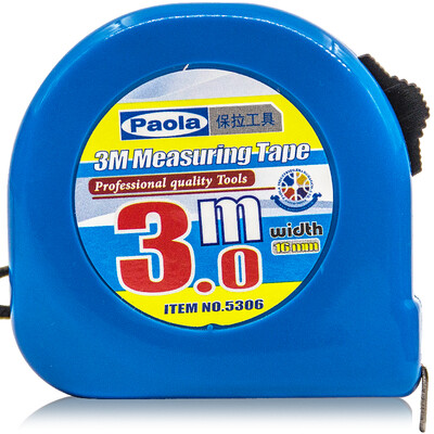 

Paola 3m steel tape measure metric inch box ruler meter ruler 5306