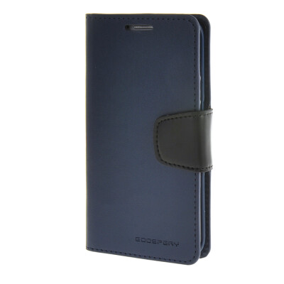 

MOONCASE чехол для Samsung Galaxy S6 Edge PU Leather Flip Wallet Card Slot Stand Back Cover Blue