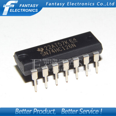 

5PCS SN74HC126N DIP14 SN74HC126 DIP 74HC126N 74HC126 new and original IC free shipping