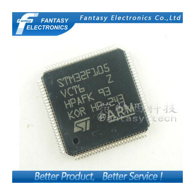 

2PCS STM32F105VCT6 QFP100 STM32F105 QFP ARM new&original IC free shipping