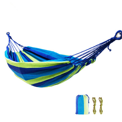 

Hammock outdoor Leisure bed hanging bed double peason sleeping canvas swing camping hamac hunting