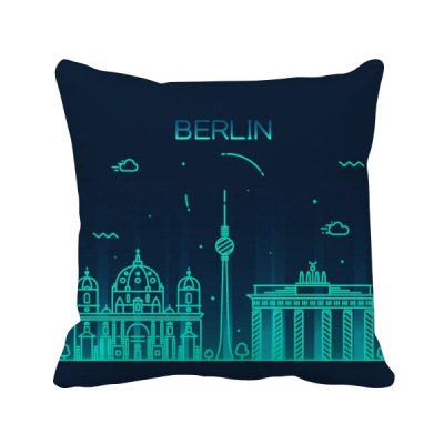 

Germany Berlin Landmark Architecture Square Throw Pillow Insert Cushion Cover Home Sofa Decor Gift