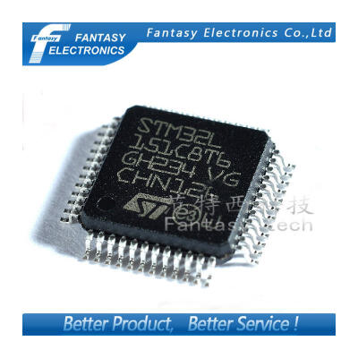 

5PCS STM32L151CBT6 QFP48 QFP ARM new and original IC free shipping