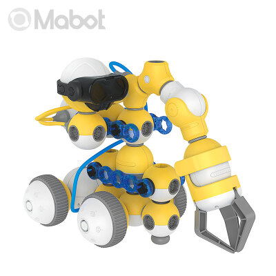 

Bell Mabot Intelligent Programming Robot Wireless Bluetooth APP Control Child Early Learning Puzzle Stitching Toys Parent-child interaction Compatible Lego Deluxe Edition