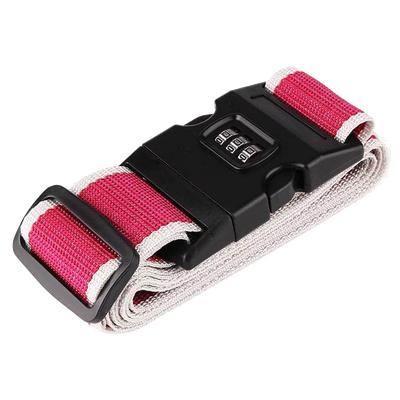 

Чемодан ремень упаковка ремень Регулируемый дорожного чемодана нейлон 3 цифры паролем Туфли с ремешком и пряжкой безопасности бага