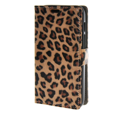 

MOONCASE Case for Alcatel One Touch Pixi 3 (4.5") OT-4027 Flip Leather Wallet Pouch Card with Kickstand Case Cover Leopard