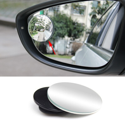 

Car Rear View Mirror 360 Rotating Safety Wide Angle Blind Spot Mirror Parking Round Convex Accessories