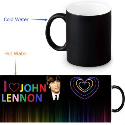 

John Winston Lennon Morphing Mug Color Change Tea Cup Magic Milk Coffee Mug