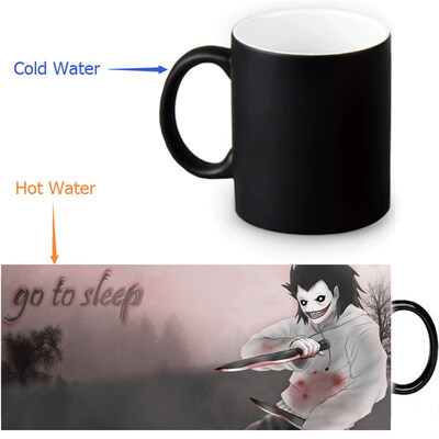 

Jeff The Killer Morphing Mug Color Change Tea Cup Волшебная молочная кружка для кофе