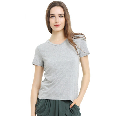 

All Match Homewear V Neck Short Sleeve Sleep Summer New Arrivals S-4xl Plus Size Bottoming Loose European Style