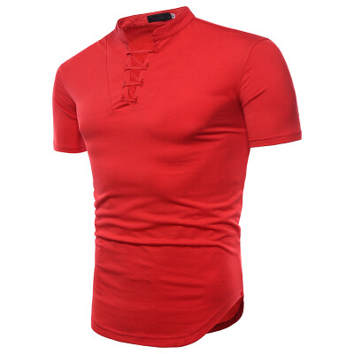 

Mens Fashion Short-Sleeve T-Shirt Summer Cool T-Shirt Cotton Slim T-Shirt