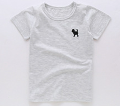 

Summer Kids Baby Boy T-shirt Child The elephant embroidery Short Sleeve Cotton Casual Baby Clothing Tops T-Shirts 90-140cm