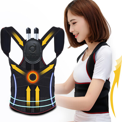 

aiHuJia Child Adult Student Male&Female Anti-Humpback Spine Back Sitting Correction with Shoulder Belt Waist Back Good S