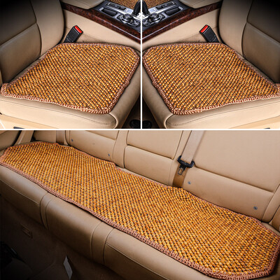 

Antarctic Nanjiren car seat four seasons cushion cool pad ice pad small square pad office cushion longan wooden bead cushion hook flower edge cushion three small