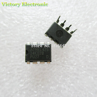 

10PCSLot 24C02 AT24C02 24C02B at24c02b DIP-8 Memory Chip Original New Wholesale Electronic