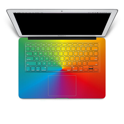 

GEEKIDMacbook decal keyboard sticker Rainbow keyboard cover sticker full decal keyboard sticker US style keyboard protector