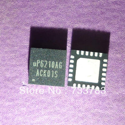 

5pcs/lot UP6210AG Compact Dual-Phase Synchronous-Rectified Buck Controller