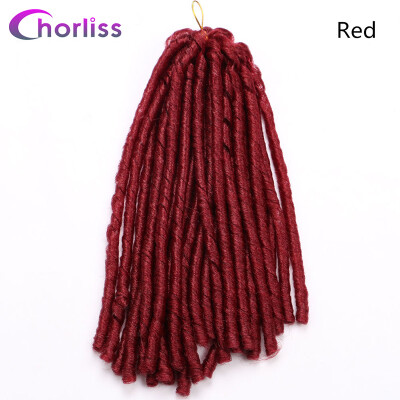 

Chorliss 14" 30strandsPc Dreadlocks Ombre Synthetic Crochet Twist Braids Hair Extensions Low Temperature Fiber Soft Dread Hair