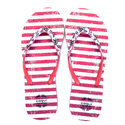 

Cool coqui flip flop anti-skid feet outdoor cool sandals home bathroom sandals male red 43 yards MSP-3011