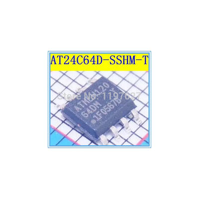 

HOT20PCSLOT AT24C64D-SSHM-T AT24C64D 64DM SOP ORIGINAL IC