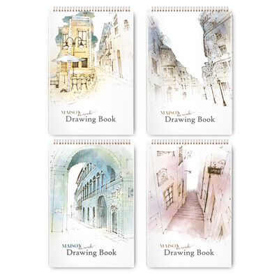 

Deli deli 8K40 page professional sketch book sketchbook childrens drawing this blank graffiti this art picture book color random 73366