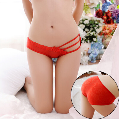 

Sexy Low-Rise Transparent Lace Briefs 8 Colors
