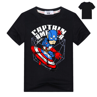

2018 Fashion Avengers Captain America T Футболка с длинными рукавами Футболки с длинным рукавом Футболки с длинными рукавами Super