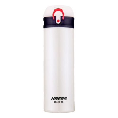 

Hals HAERS 500ML нержавеющая сталь вакуумная изоляция чашка легкая однократная открытая портативная машина напольная кухонная чашка LD-500-29 черный прозрачный