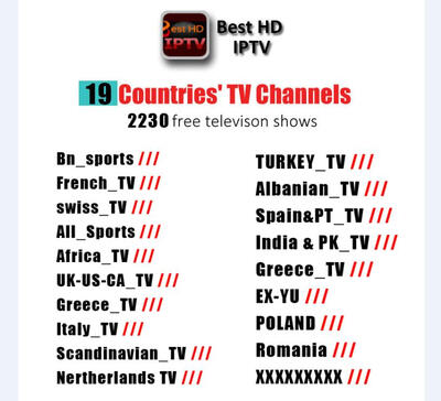 

12 Months 2000 Live TV IPTV M3U ENIGMA2 Best HD IPTV German French Spain TR UK IT MEDIASET PREMIUM For android TV BOX