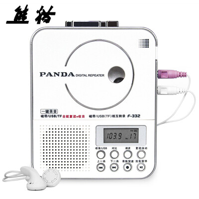 

PANDA F-332 репитер ленточный накопитель English Learning Machine Tape / U диск TF карта mp3-плеер Recorder транскрипция радио