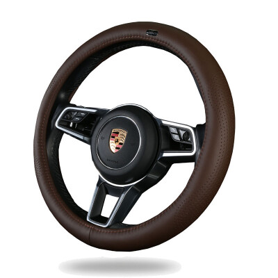 

WRC car steering wheel cover leather sports handle set whole leather one interface car with first layer cowhide breathable sweat-absorbent non-slip four seasons universal beige