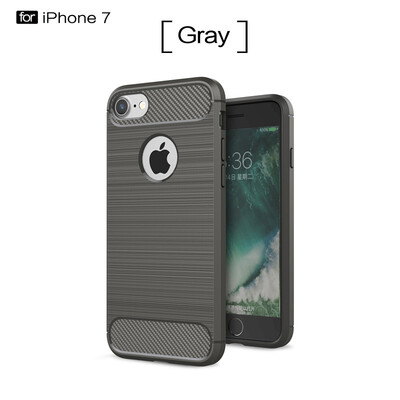 

Carbon Fiber Phone Cases For iPhone 7 8 Case Soft Anti-Knock Cover For iphone7plus 8plus case